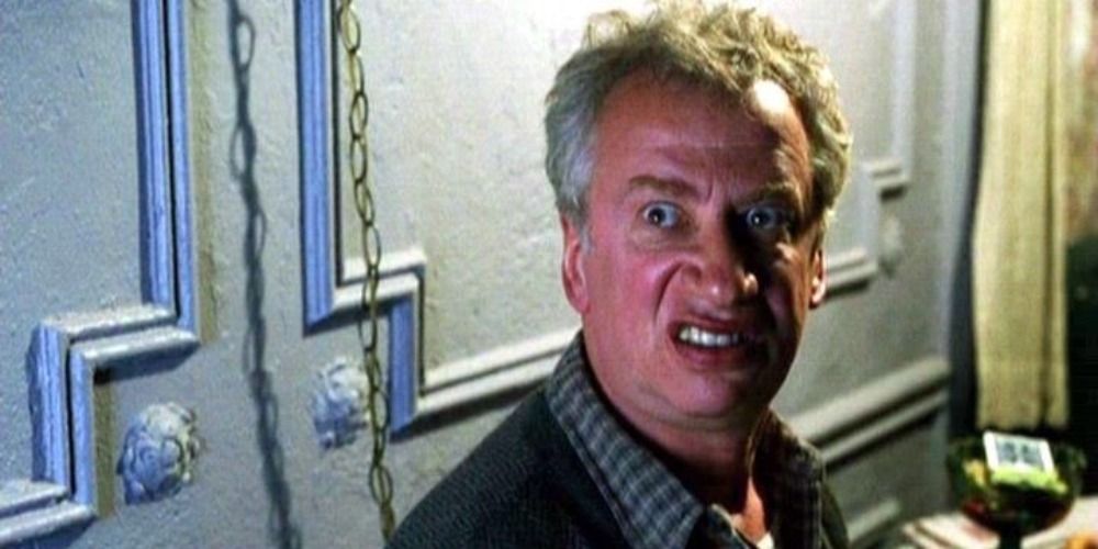 An image of Mr Ditkovich pulling an awkward face in Spider-Man 3