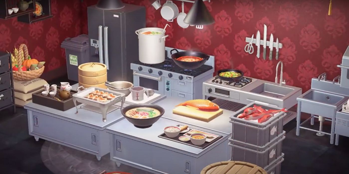 Animal Crossing New Horizons Kitchen Design Ideas