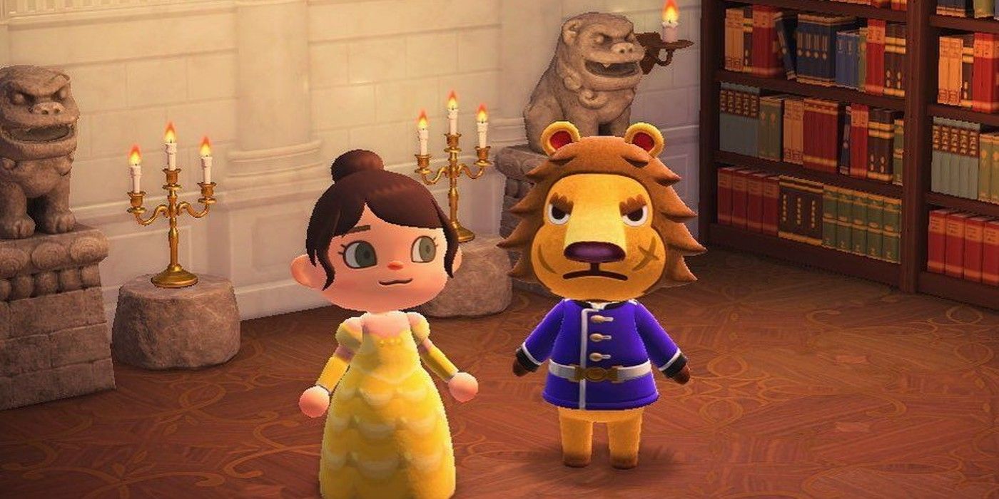 Animal Crossing Player Recreates Beauty & The Beast Ballroom Scene