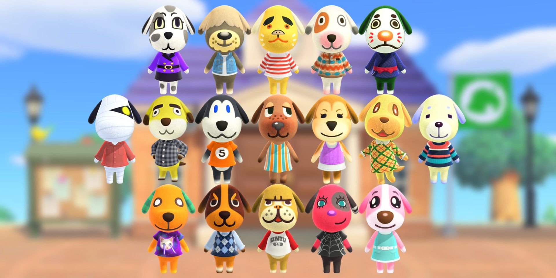 Blue Hair Villagers in Animal Crossing: New Horizons - wide 4