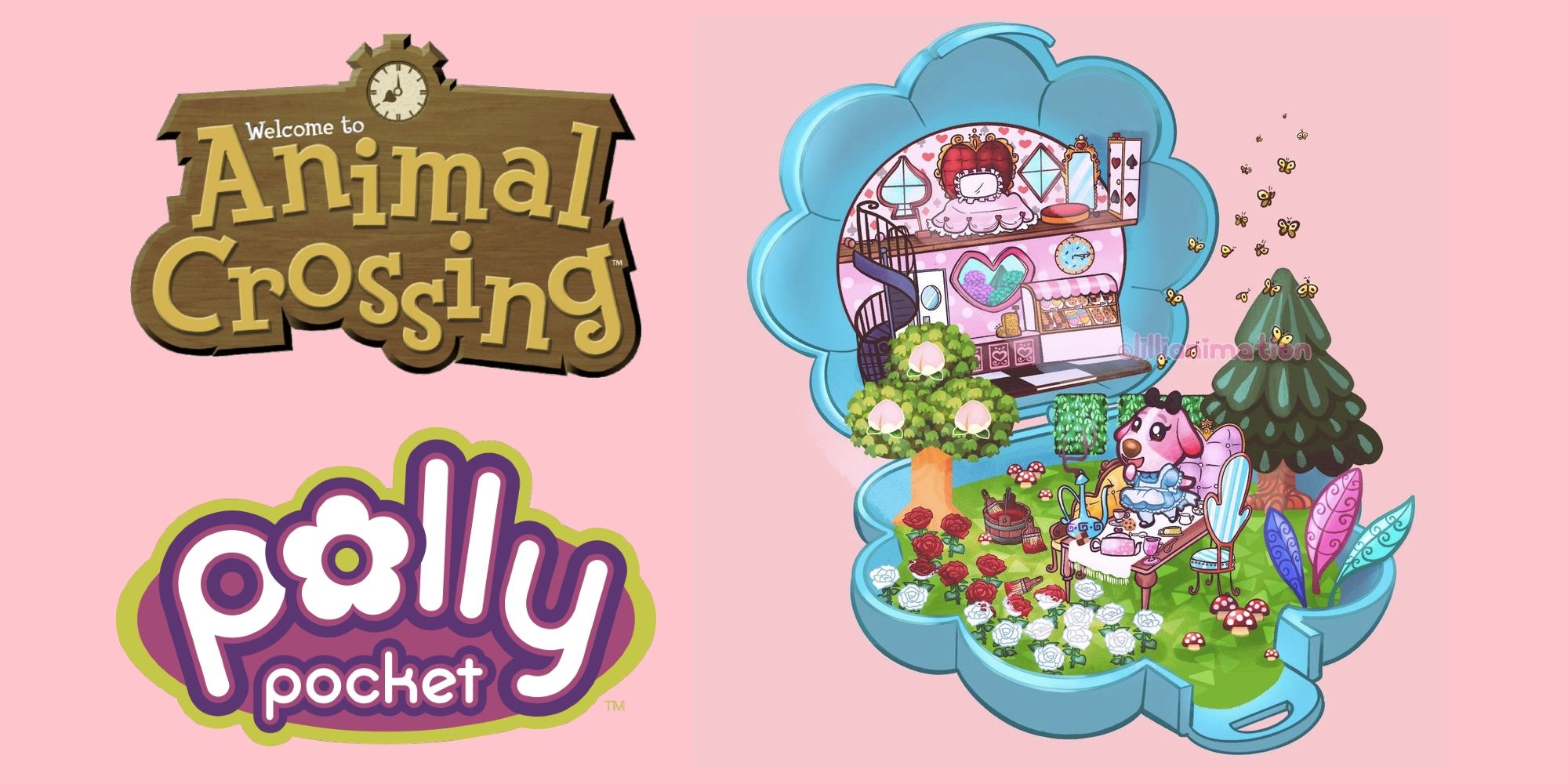 Animal Crossing Player's Polly Pocket Style Character Art Is