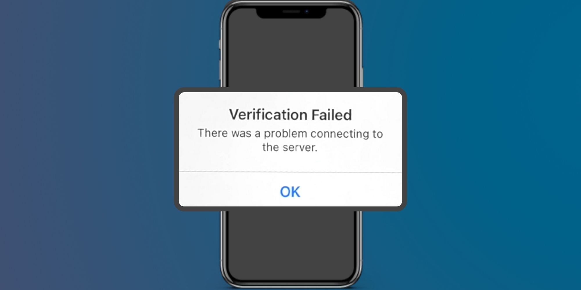 Apple ID error on iPhone