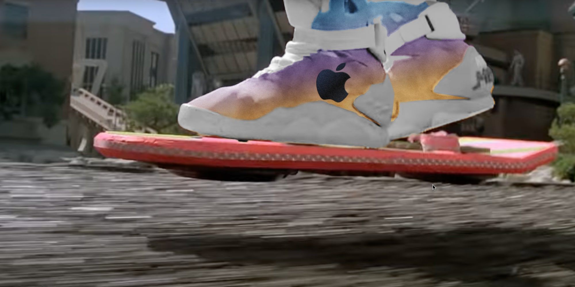 Apple Shoes Render Based On Back To The Future Self-Lacing