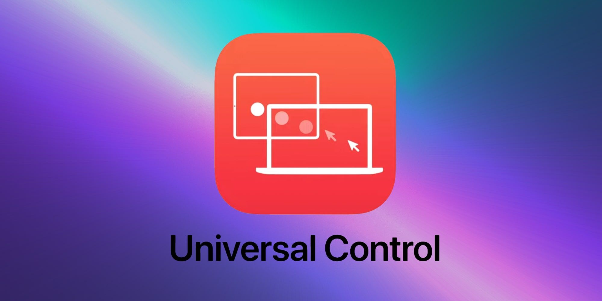 Apple Universal Control Logo For Mac And iPad