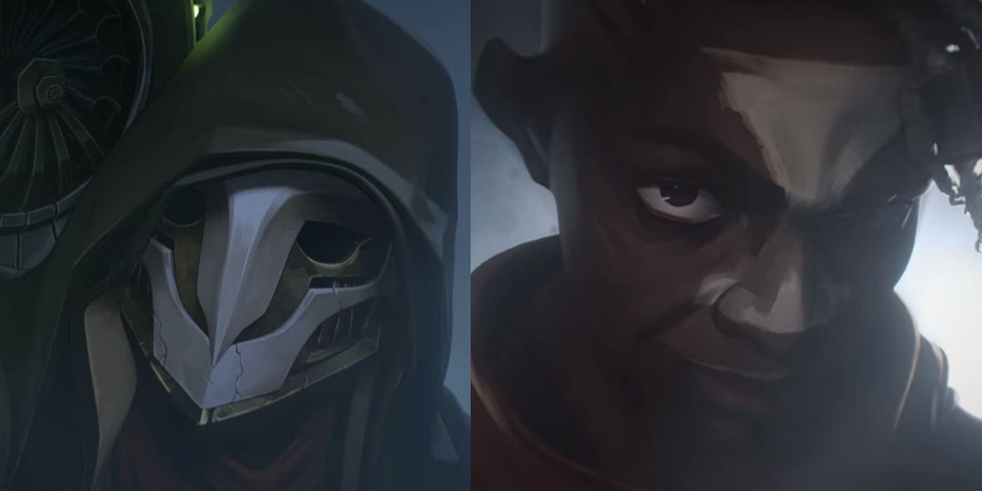 Collage of Ekko from Arcane: League Of Legends.