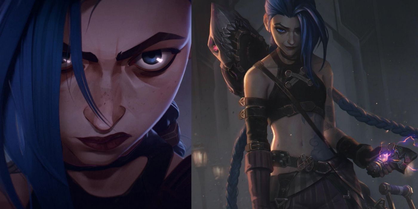 collage of Jinx from Arcane