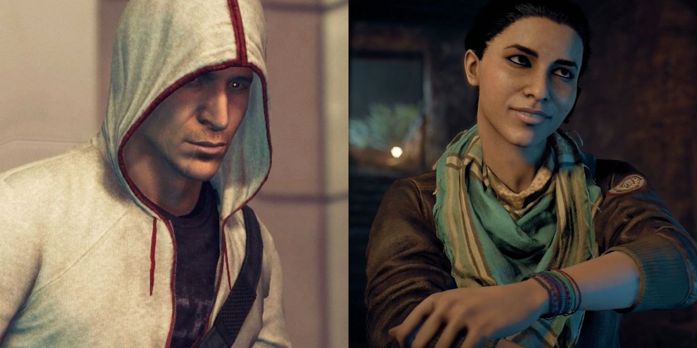 Assassins Creed Modern Protagonists Desmond Miles Layla Origins Black Flag Rogue Unity