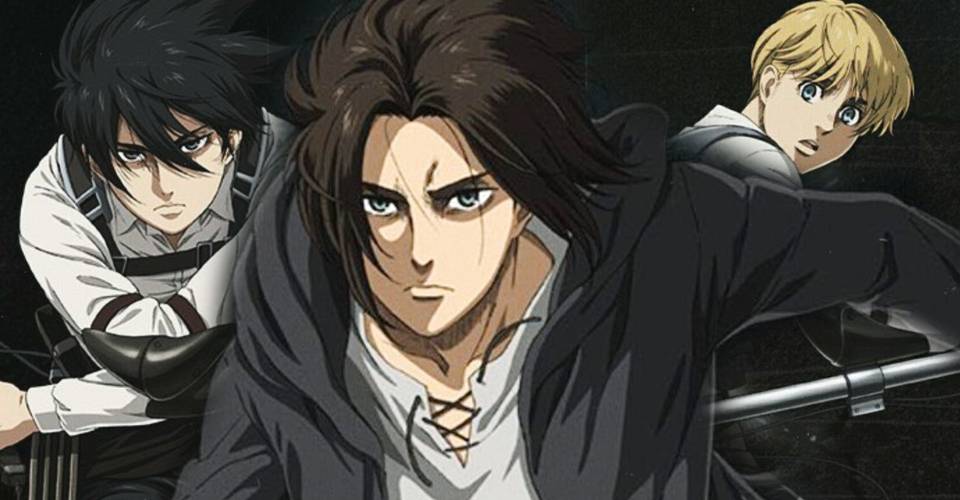 Eren Mikasa Armin Prepare For Battle In Attack On Titan Season 4 Art Eren Mikasa Armin Prepare For Battle In Attack On Titan Season 4 Art