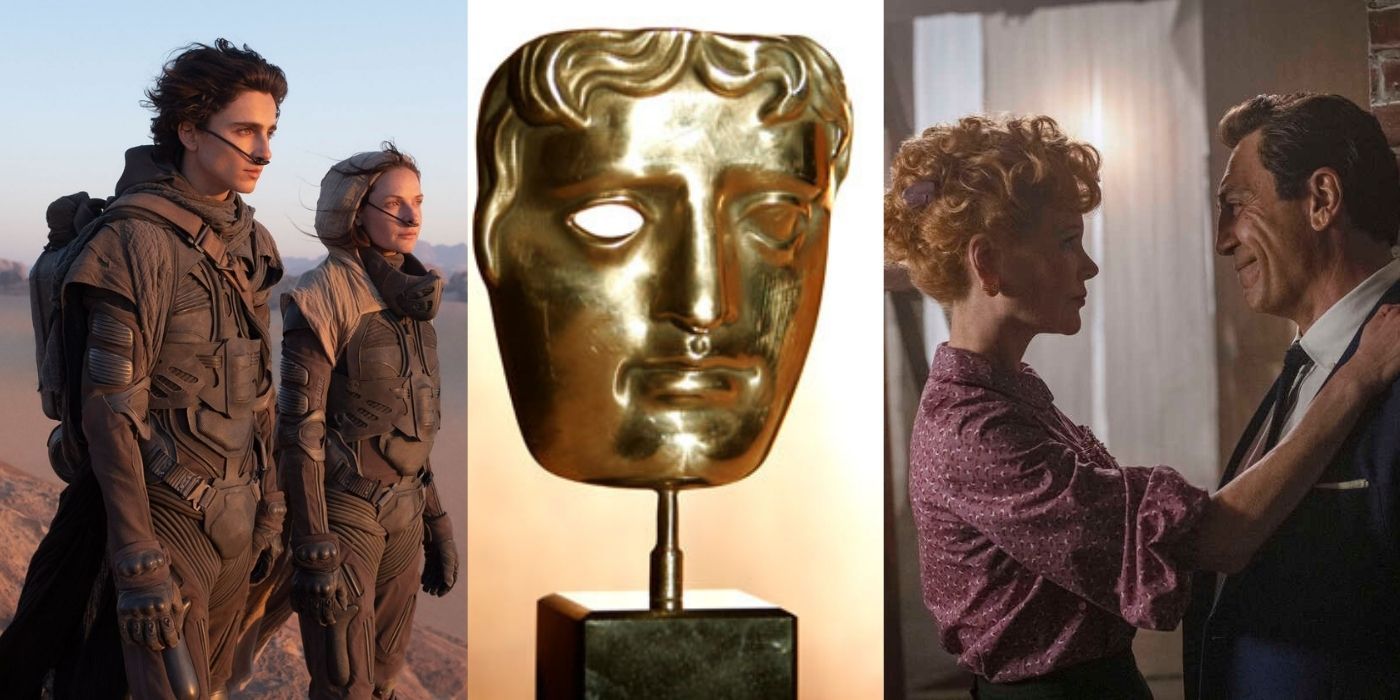 Split image of Dune, BAFTA, and Being the Ricardos