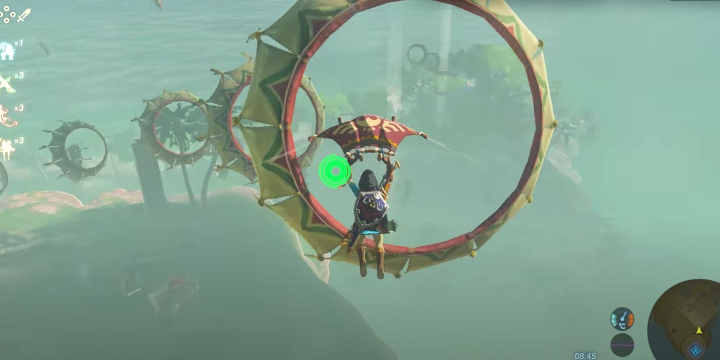 Link can earn a Gold Rupee from Mimo's Paraglider Course minigame in Breath of the Wild.