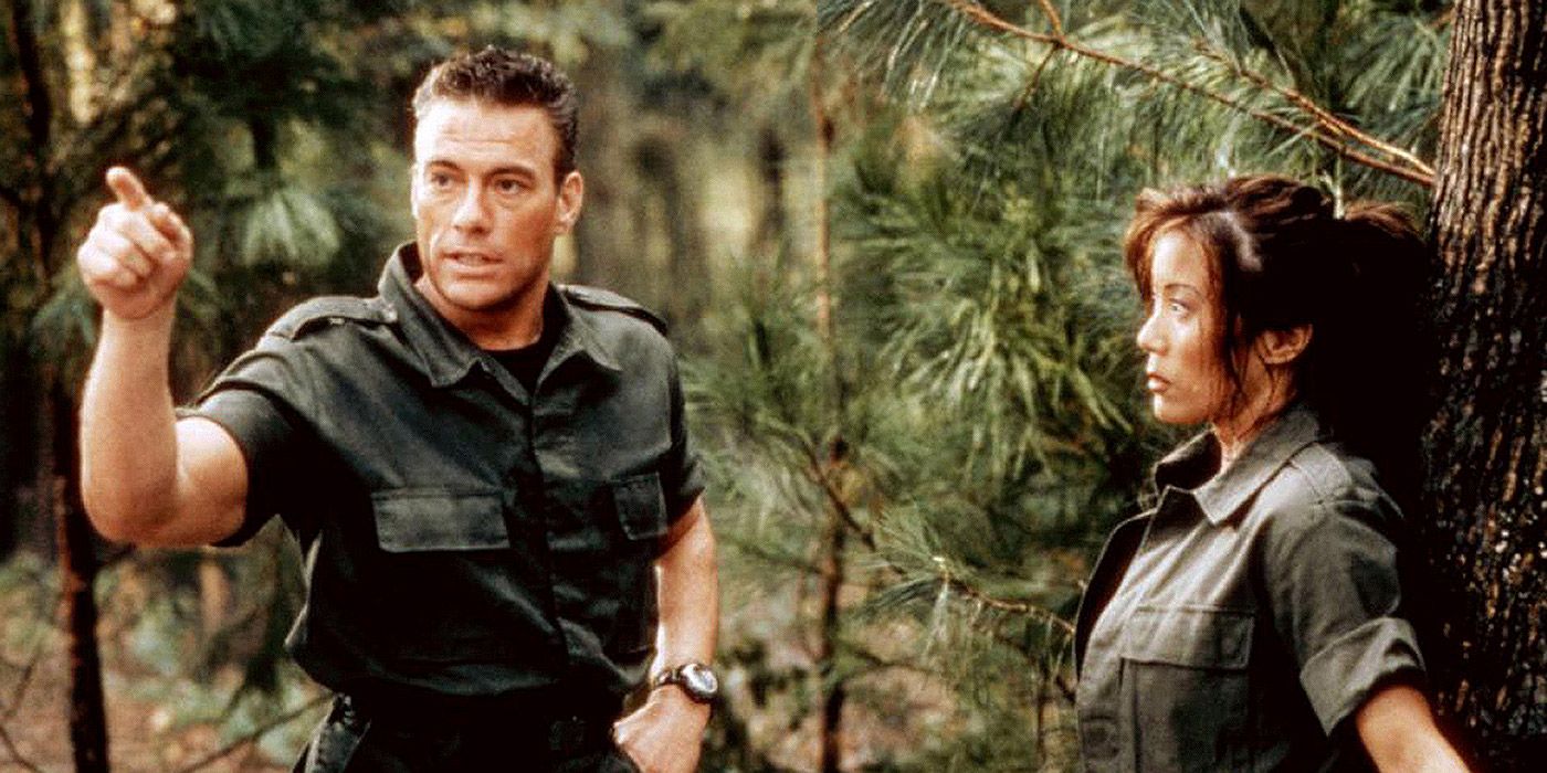 Luc Deveraux in the jungle in Universal Soldier: The Return