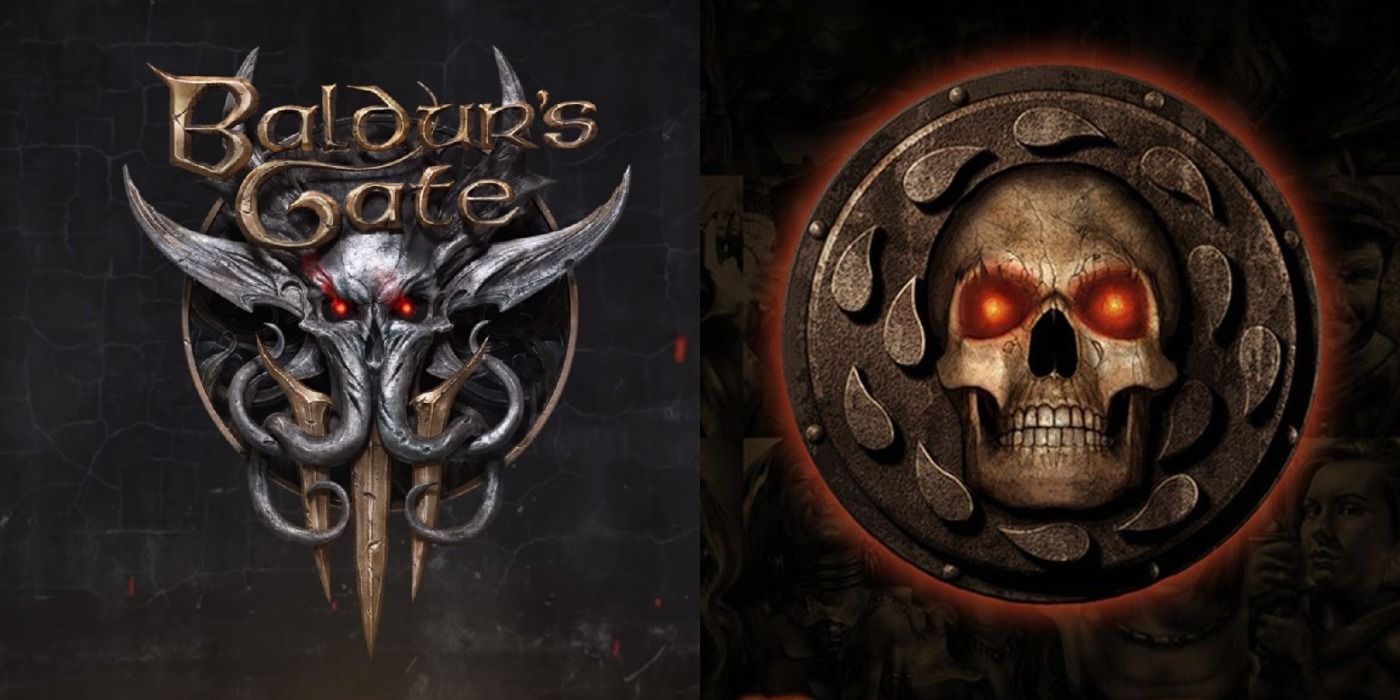 Baldur's Gate 2 and 3 logos cover