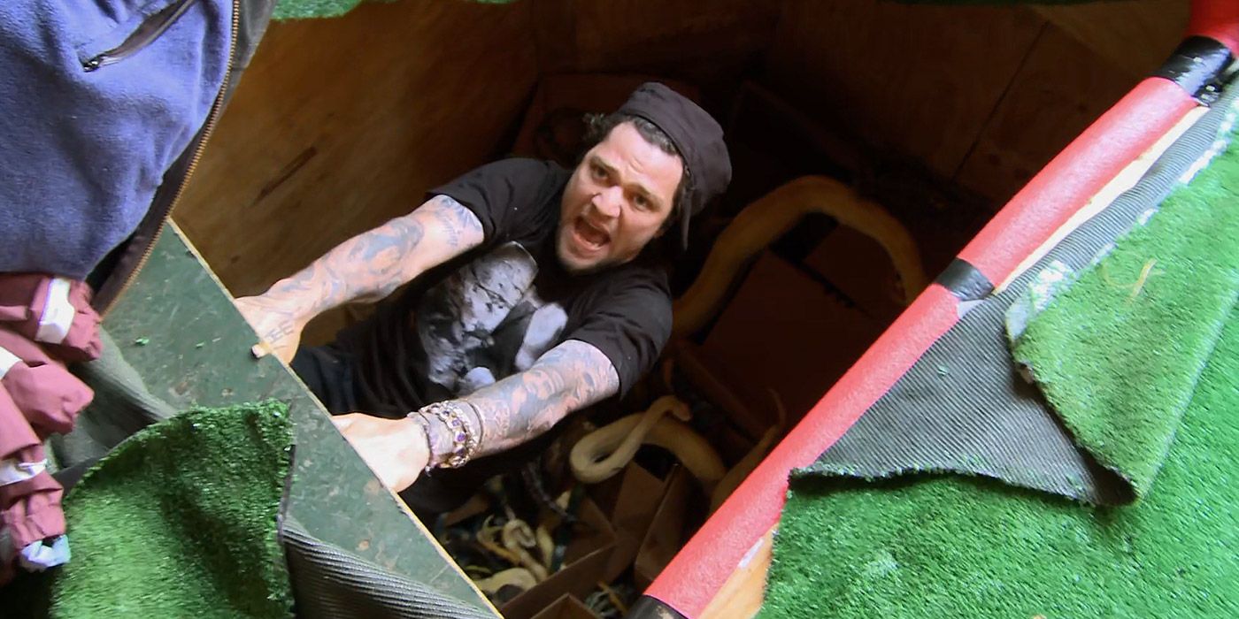 Bam Margera in a snake pit in Jackass