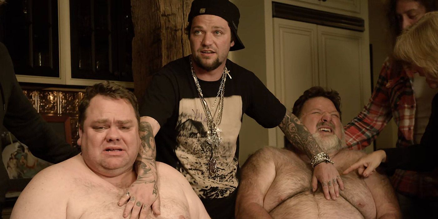 Preston Lacy, Bam Margera and Phil Margera fromJackass