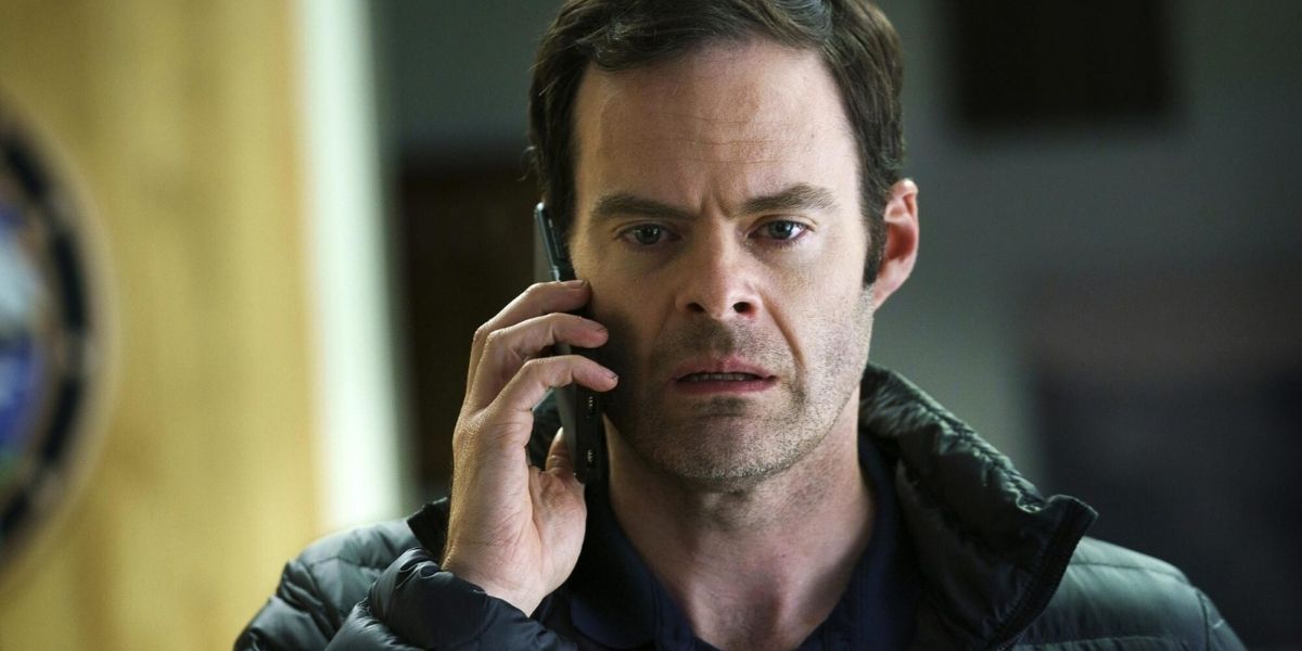 Bill Hader as Barry talking on the phone
