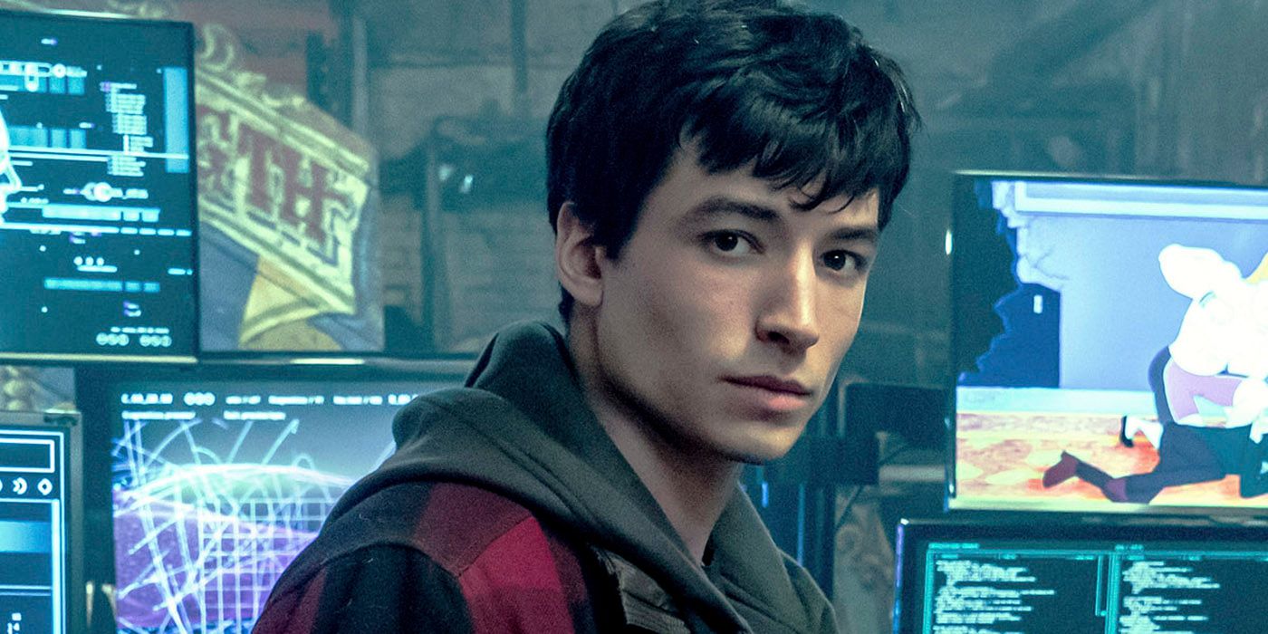 Barry Allen in his lab in the DCEU.