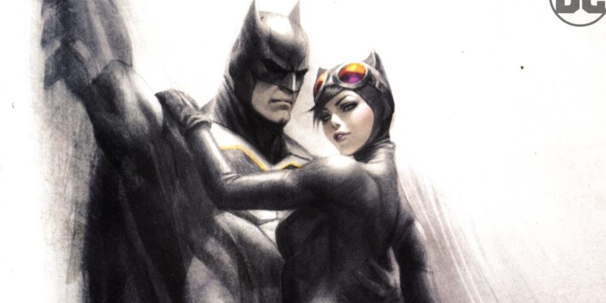 Catwoman leans on Batman in Batman (2016) #49 