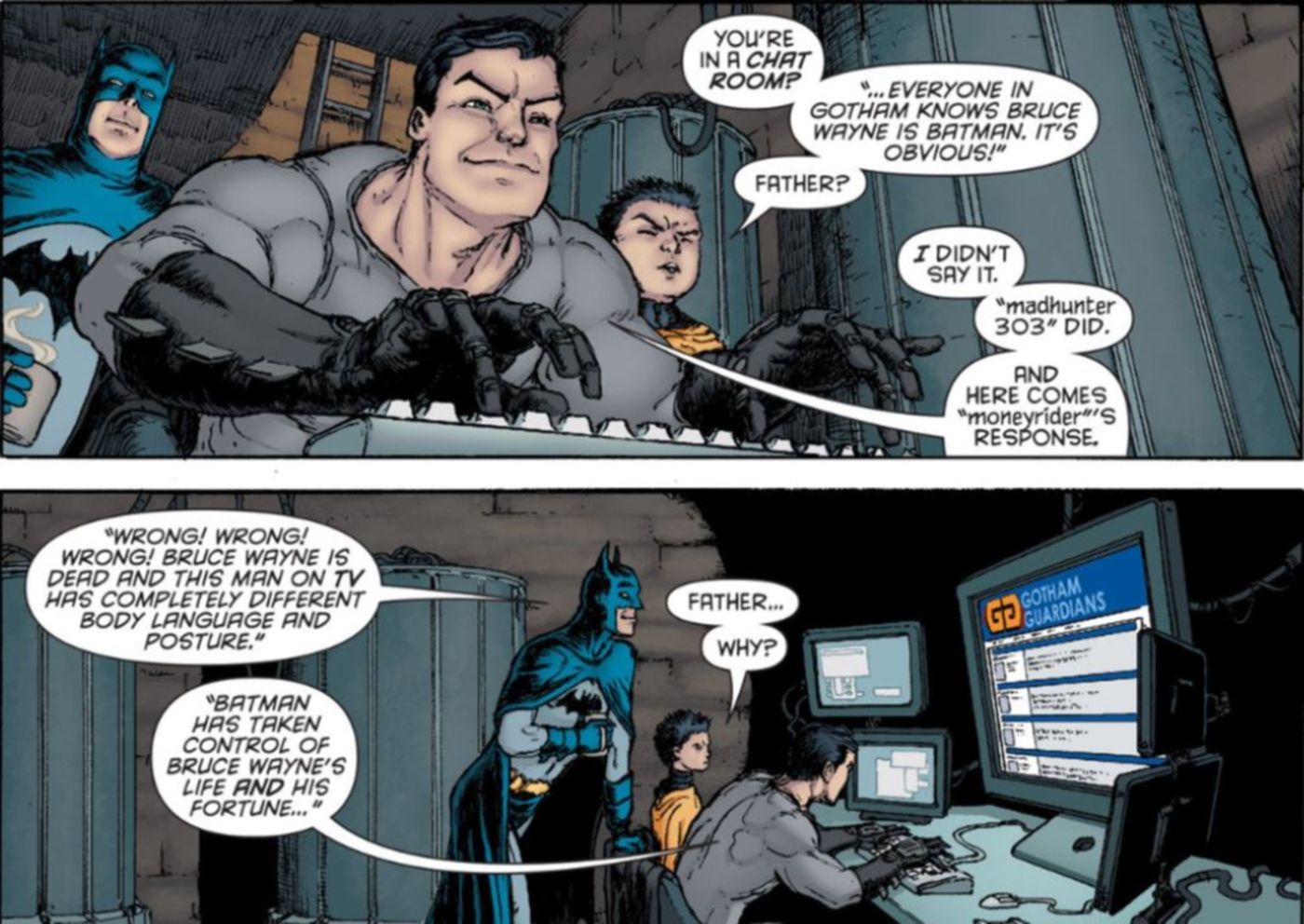 Batman Keeps His Identity A Secret by Trolling the Internet