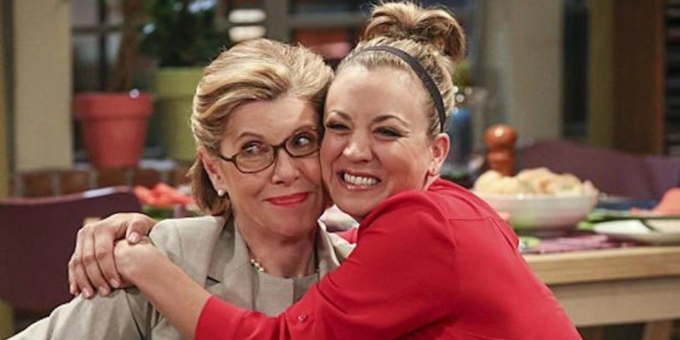 Beverly and Penny hugging at home on TBBT