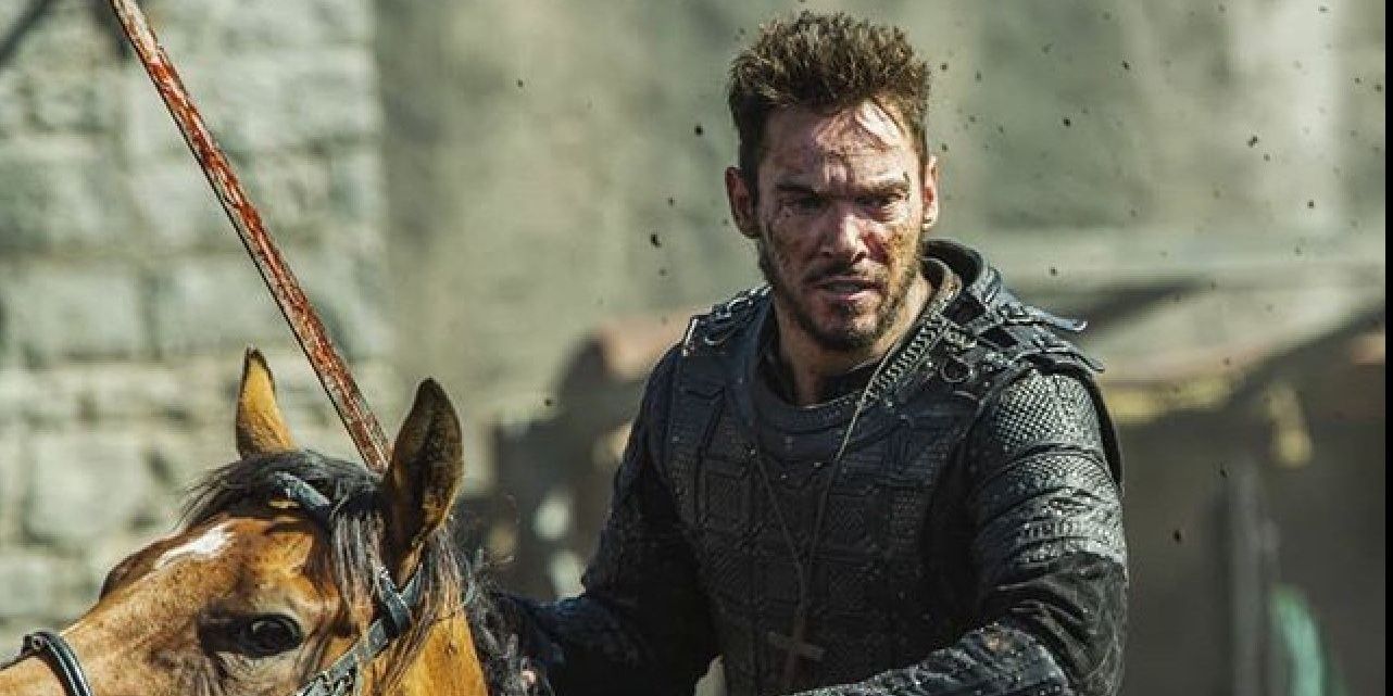 Bishop Heahmund leads viking forces against the Great Heathen Army in Vikings