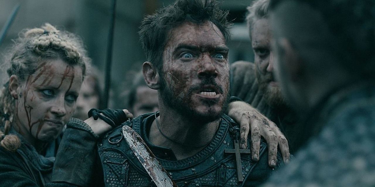 Heahmund dares Ivar's forces to kill him in Vikings