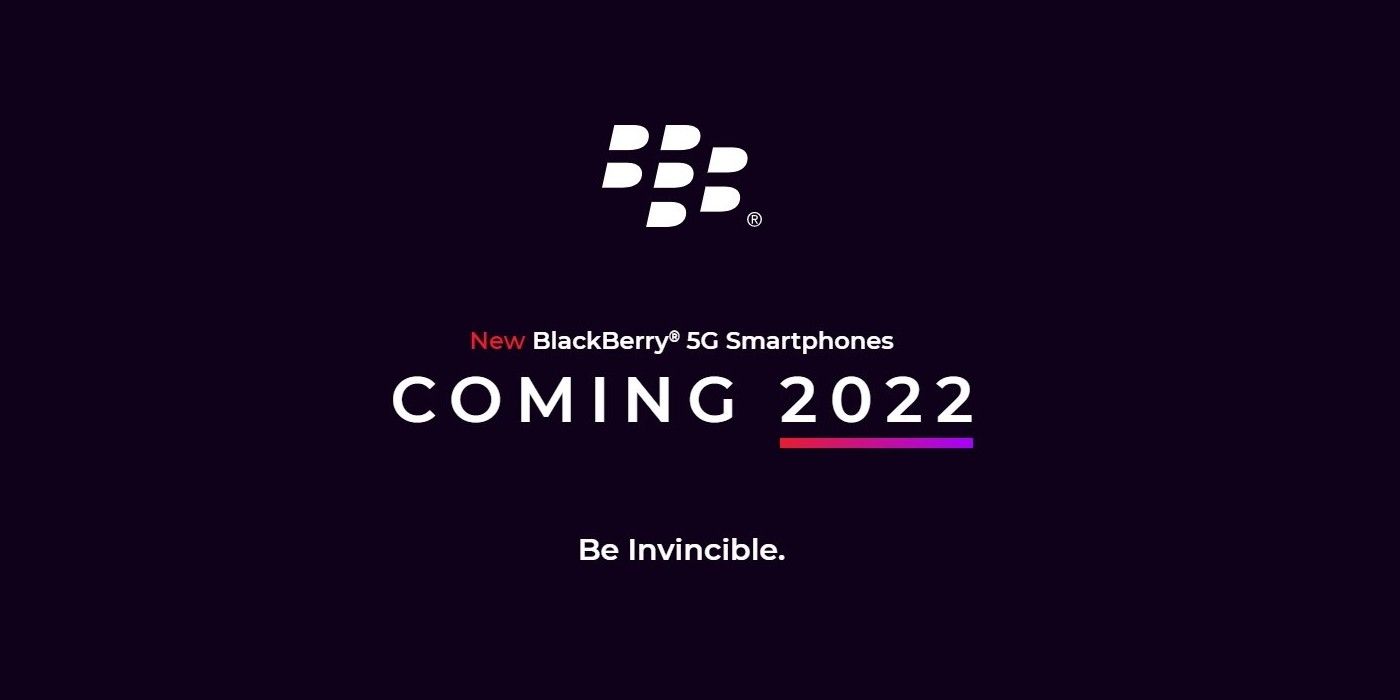 A 5G BlackBerry phone should launch in 2022