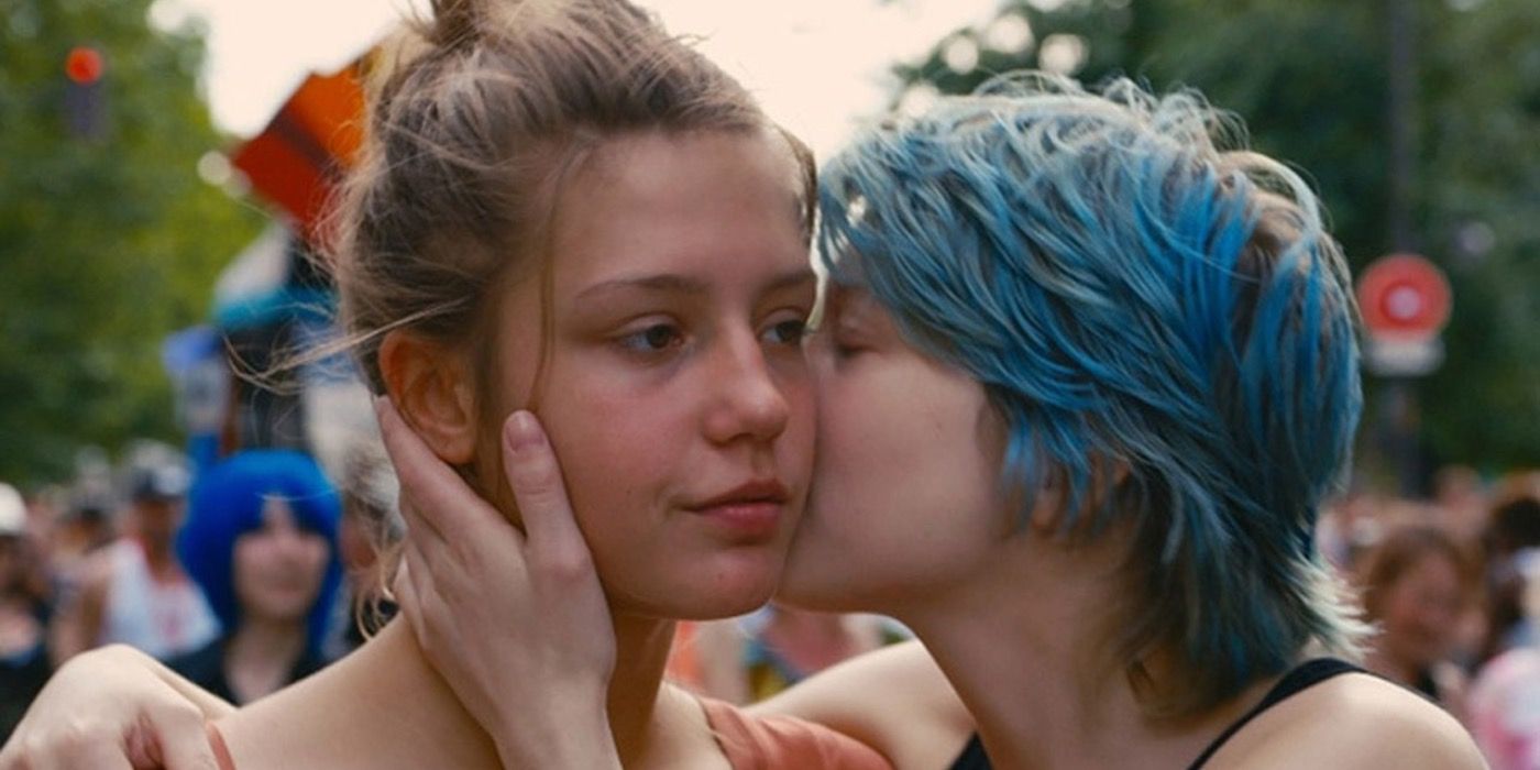 Adele and Emma at Pride in Blue is the Warmest Colour