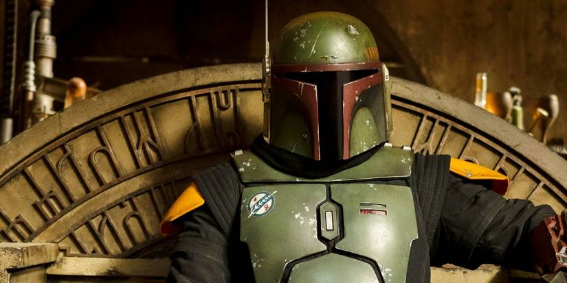 Boba Fett on Jabba's Throne