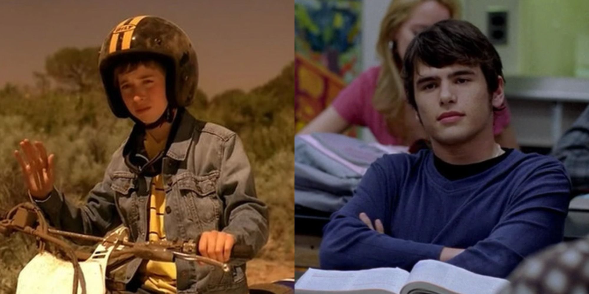 Split image showing Drew Sharp and Chad in Breaking Bad