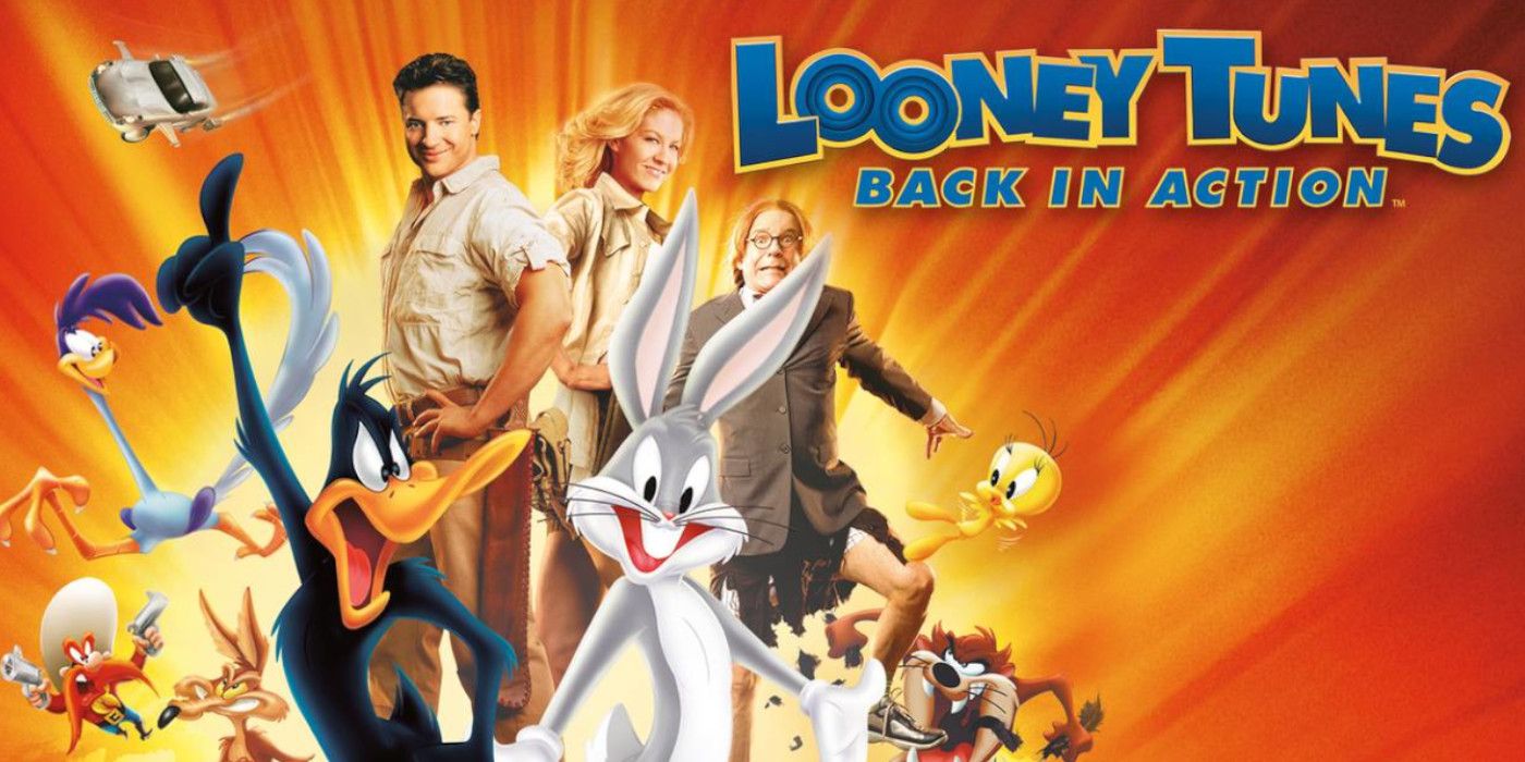 Brendan Fraser and the Looney Tunes gang