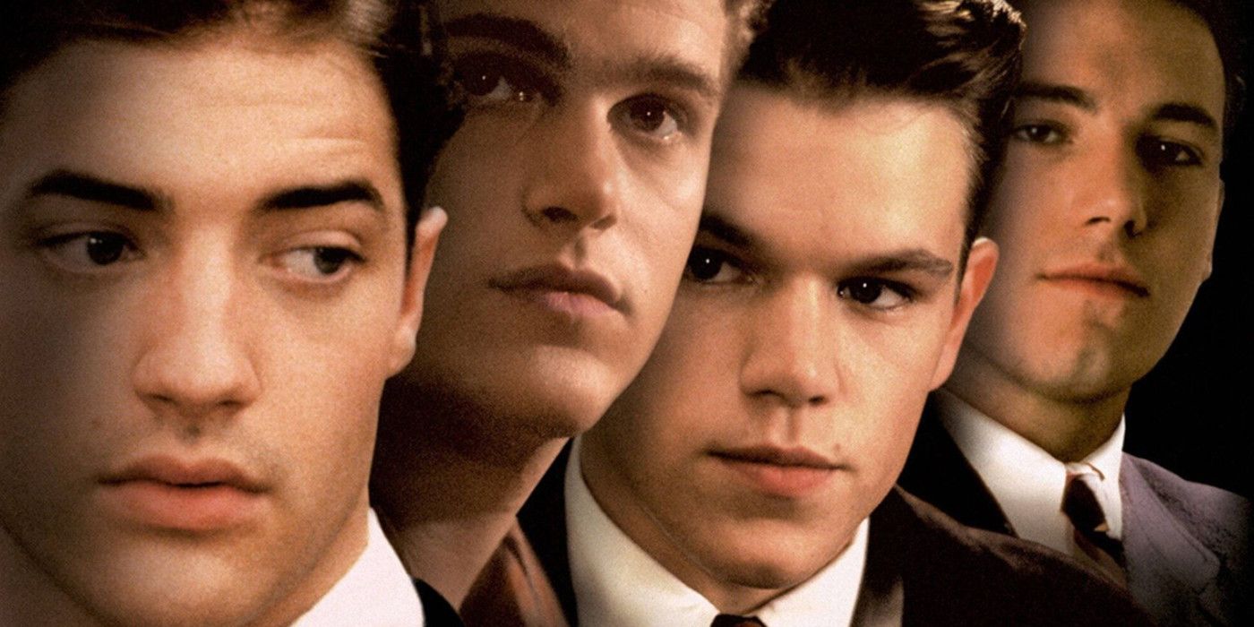 Brendan Fraser and School Ties cast on the poster
