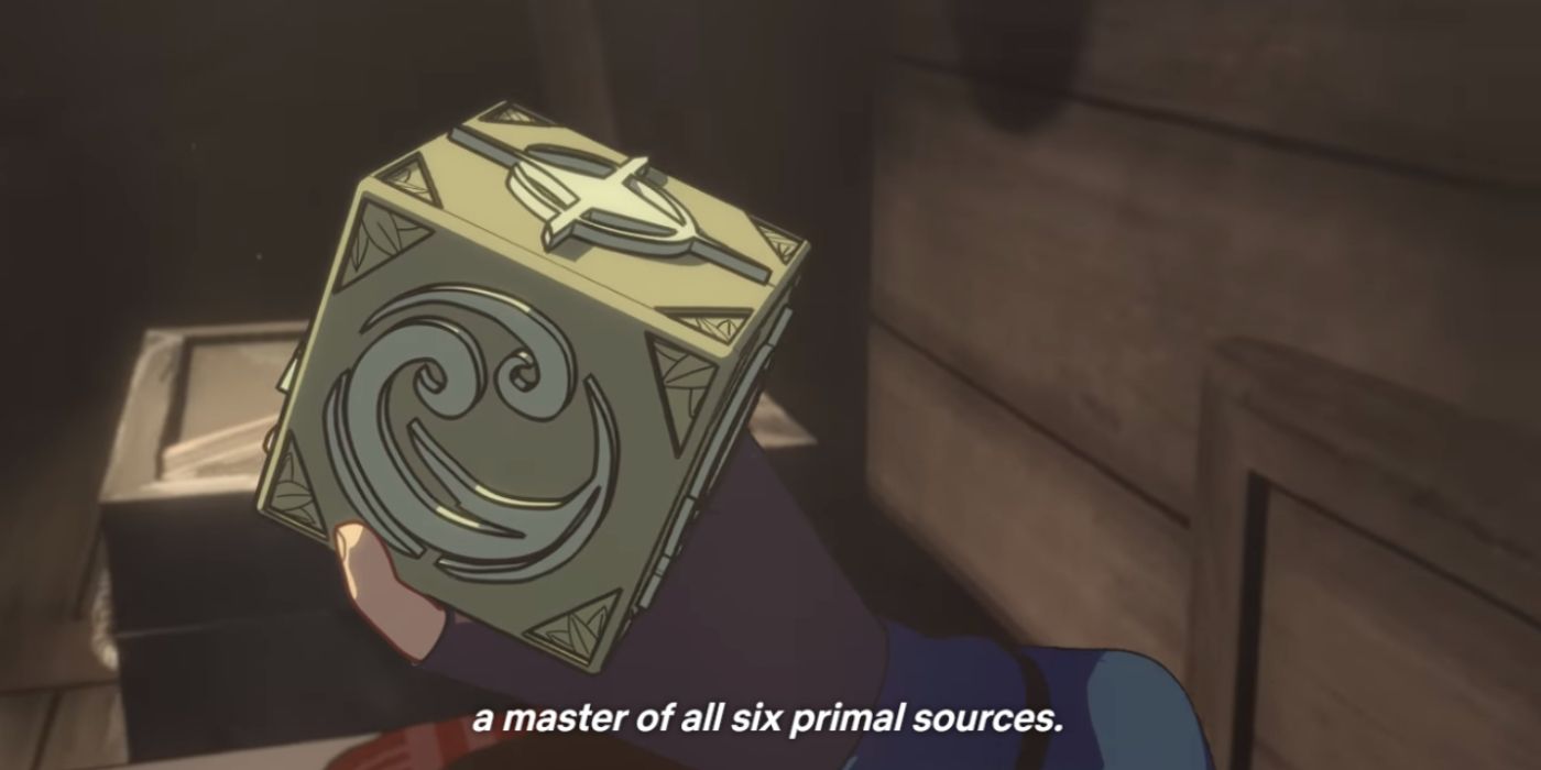 Callum holds the key of Aaravos in The Dragon Prince