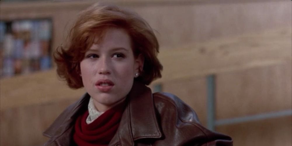 Claire looking annoyed in The Breakfast Club