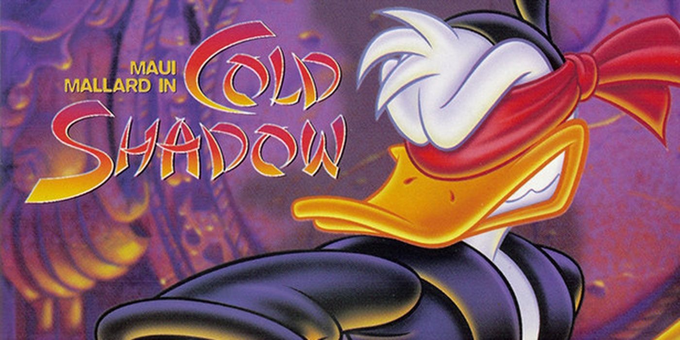 Donald Duck dressed as Cold Shadow