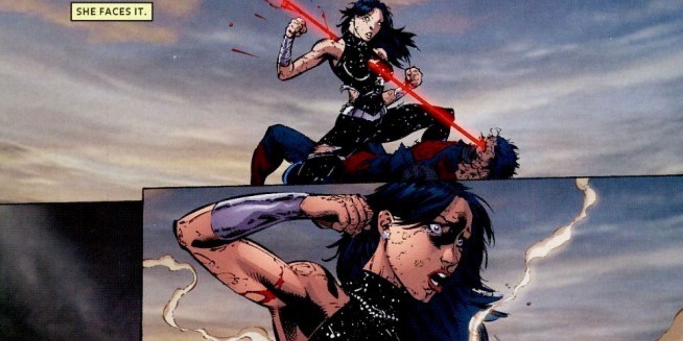 Cyborg Superman kills Donna Troy in DC Comics