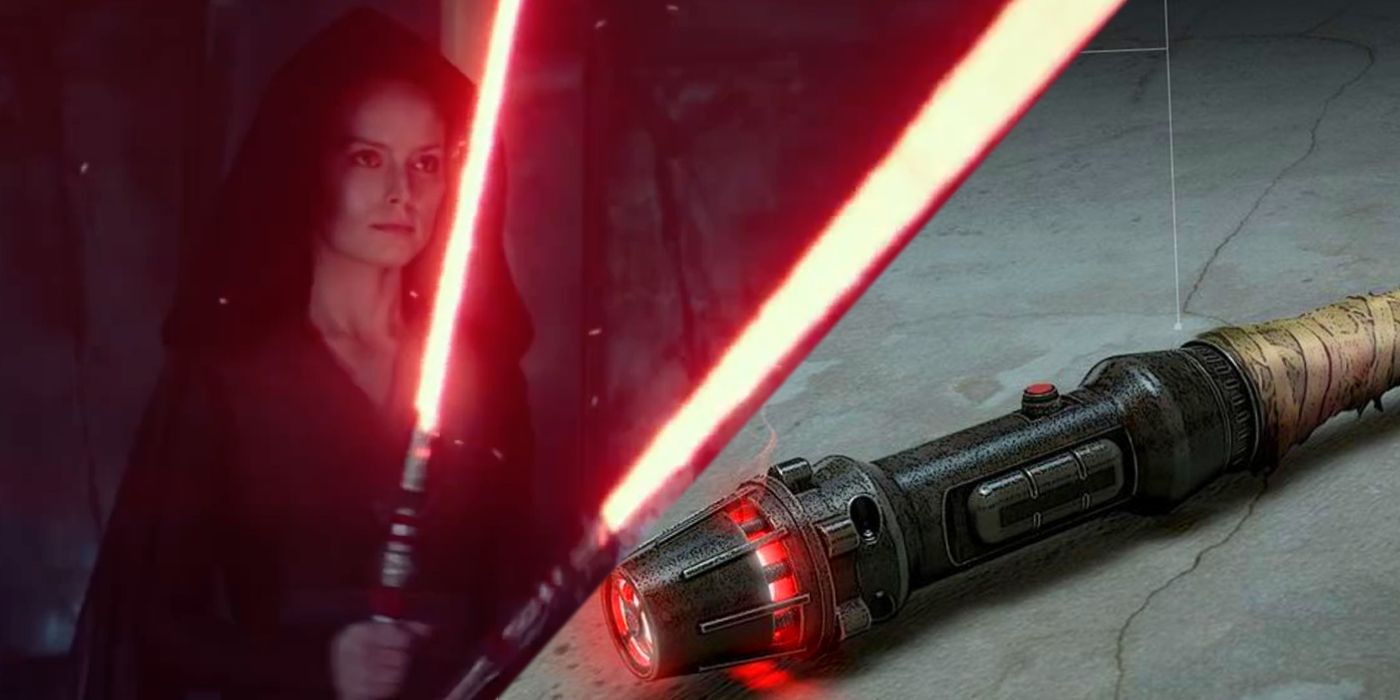 Dark Rey vs Rey lightsaber concept art header