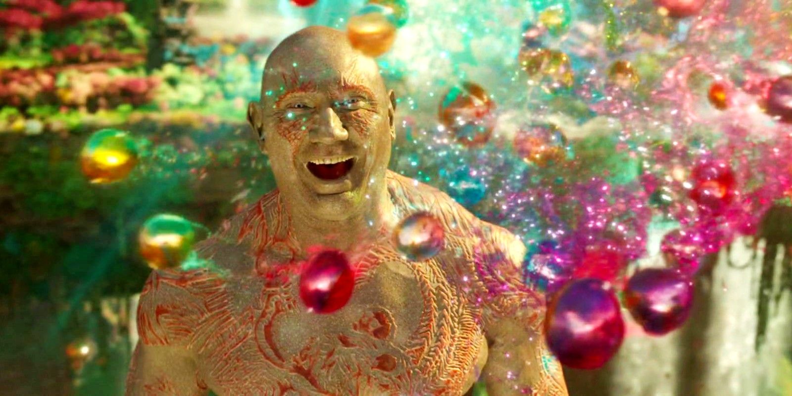 Dave Bautista as Drax in Guardians of the Galaxy 2