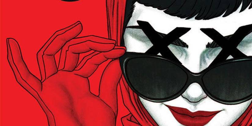 Cover art for The Department of Truth, featuring a mysterious group member with crossed-out eyes