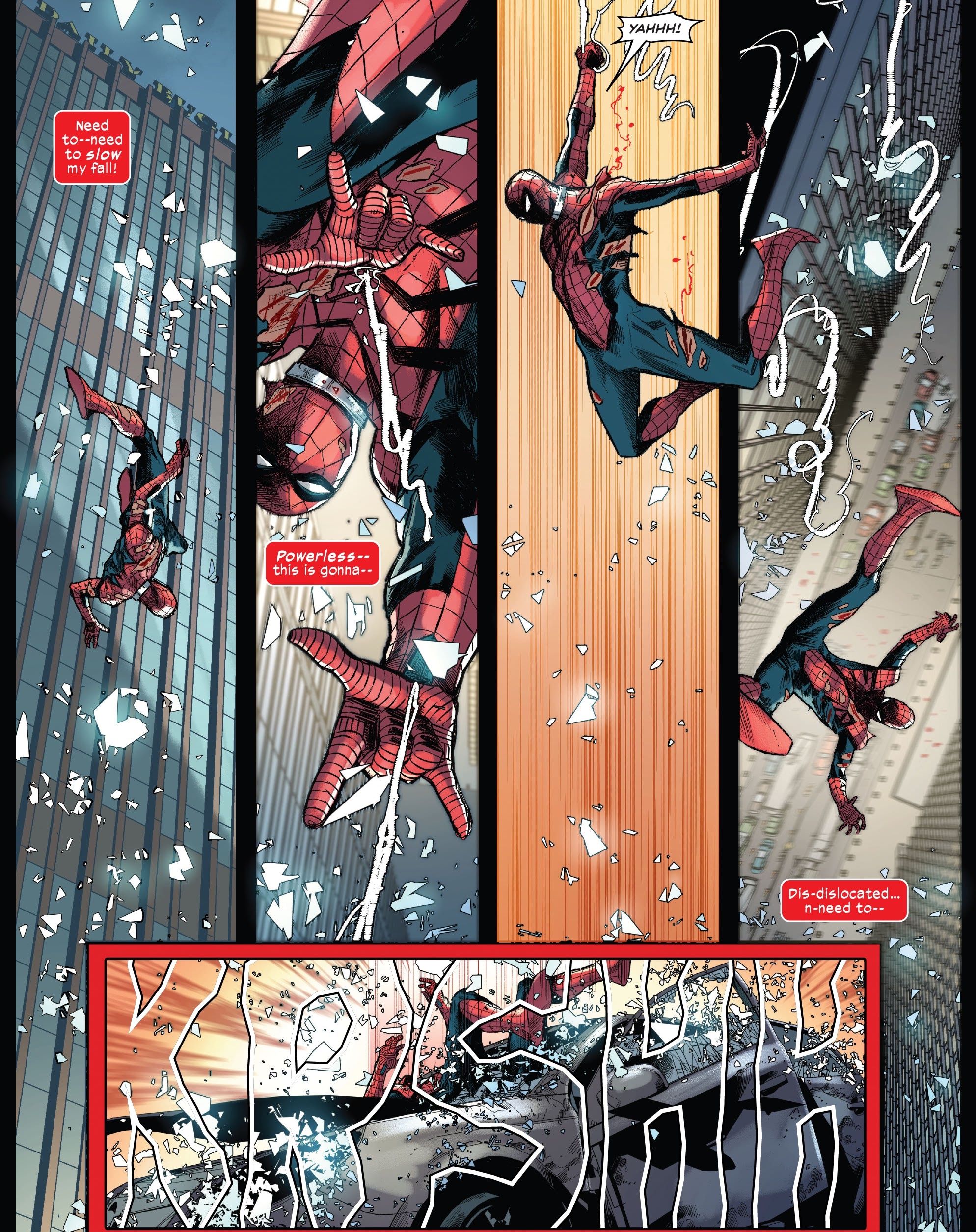 Devil's-Reign-2-Spider-Man-Powerless-Webslinging-Fail