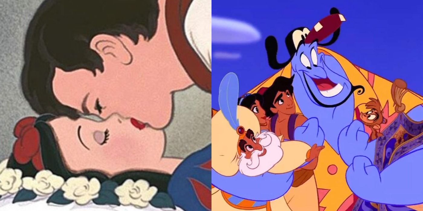 Snow White and Aladdin show their Disney Tropes
