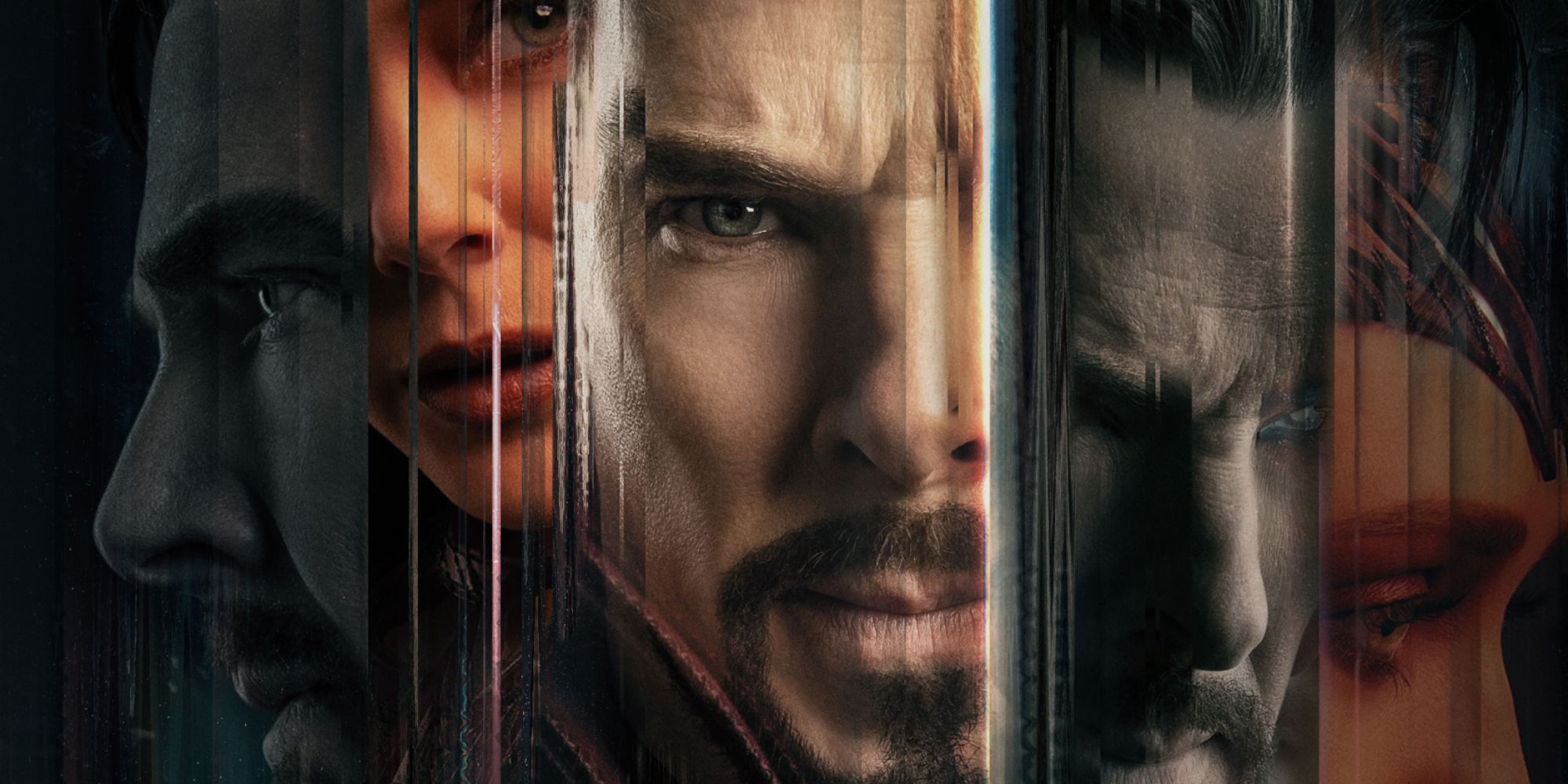 Doctor Strange Multiverse of Madness poster featuring Benedict Cumberbatch and Elizabeth Olsen