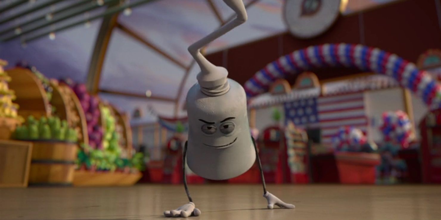 Douche in the supermarket in Sausage Party