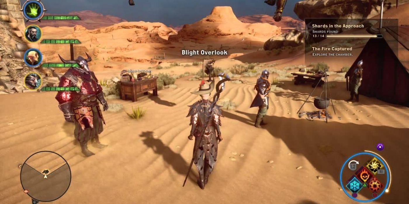 Characters at the Western Approach in Dragon Age: Inquisition