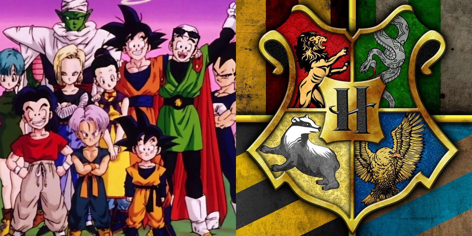 Dragon Ball Z Characters, Sorted Into Their Hogwarts Houses