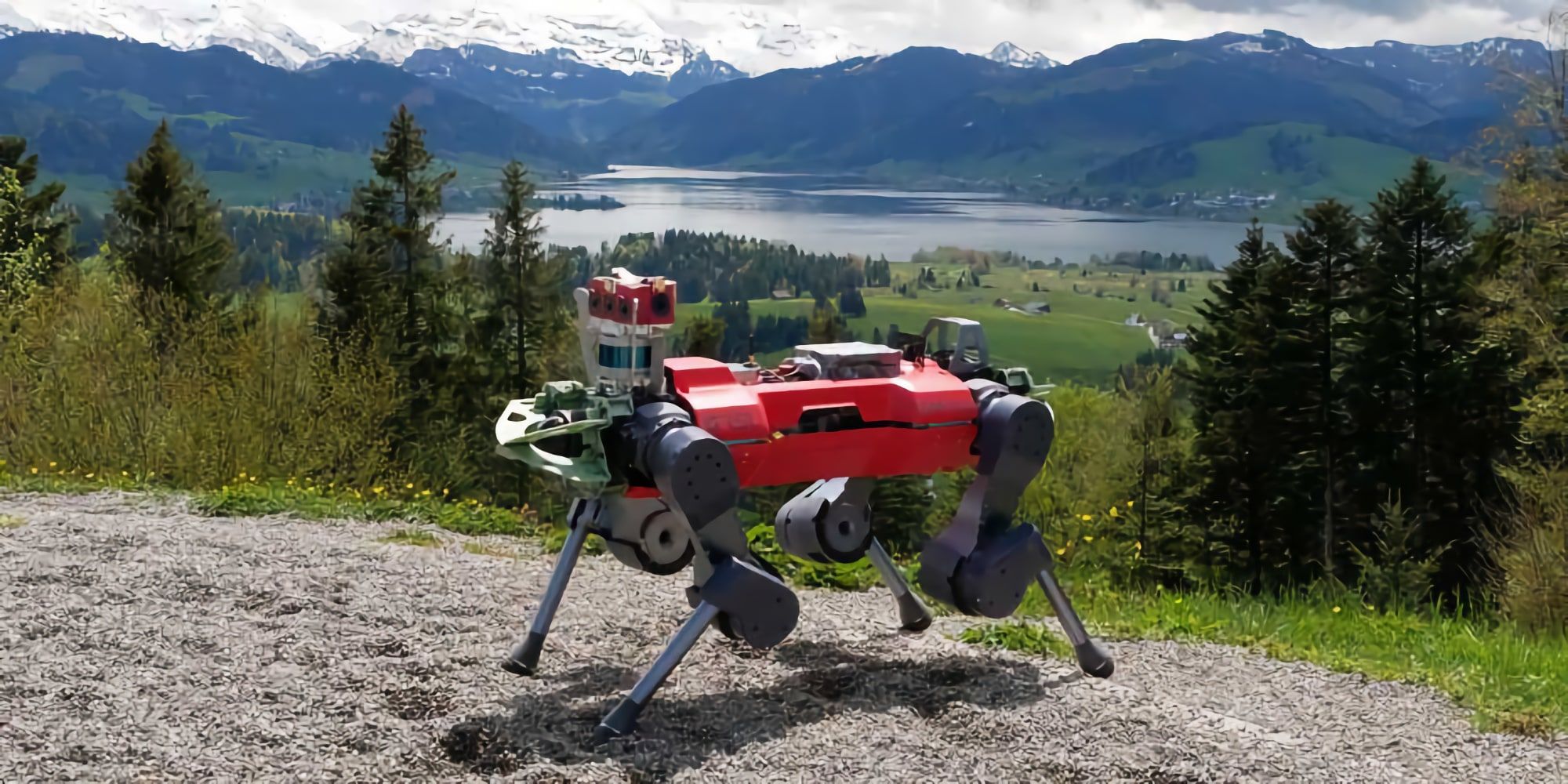 ETH Zurich ANYmal Mountain Landscape Quadruped Robot Four-Legged
