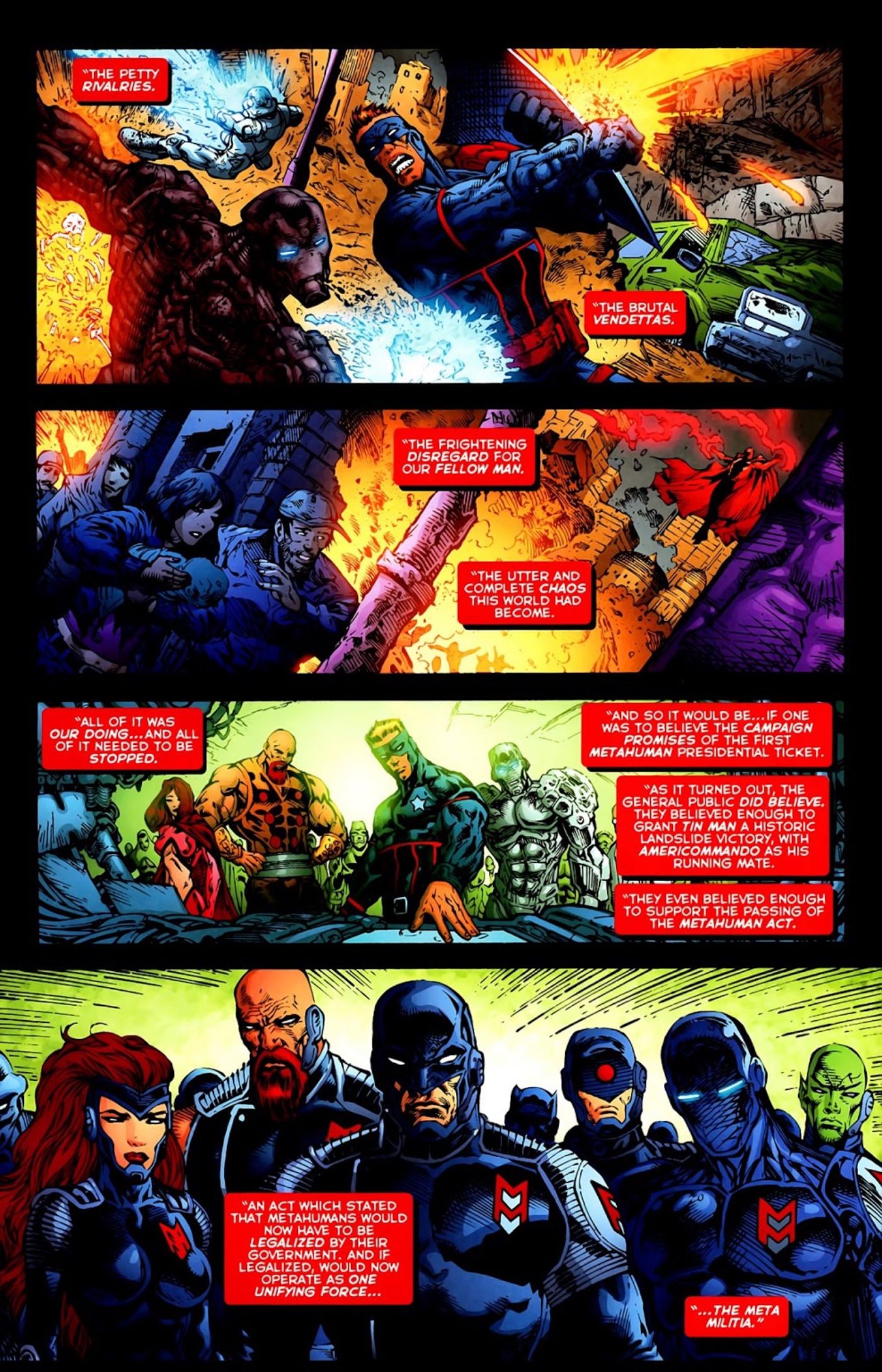 Earth-8&rsquo;s Civil War ends in a truce between pastiches of Captain America and Iron Man