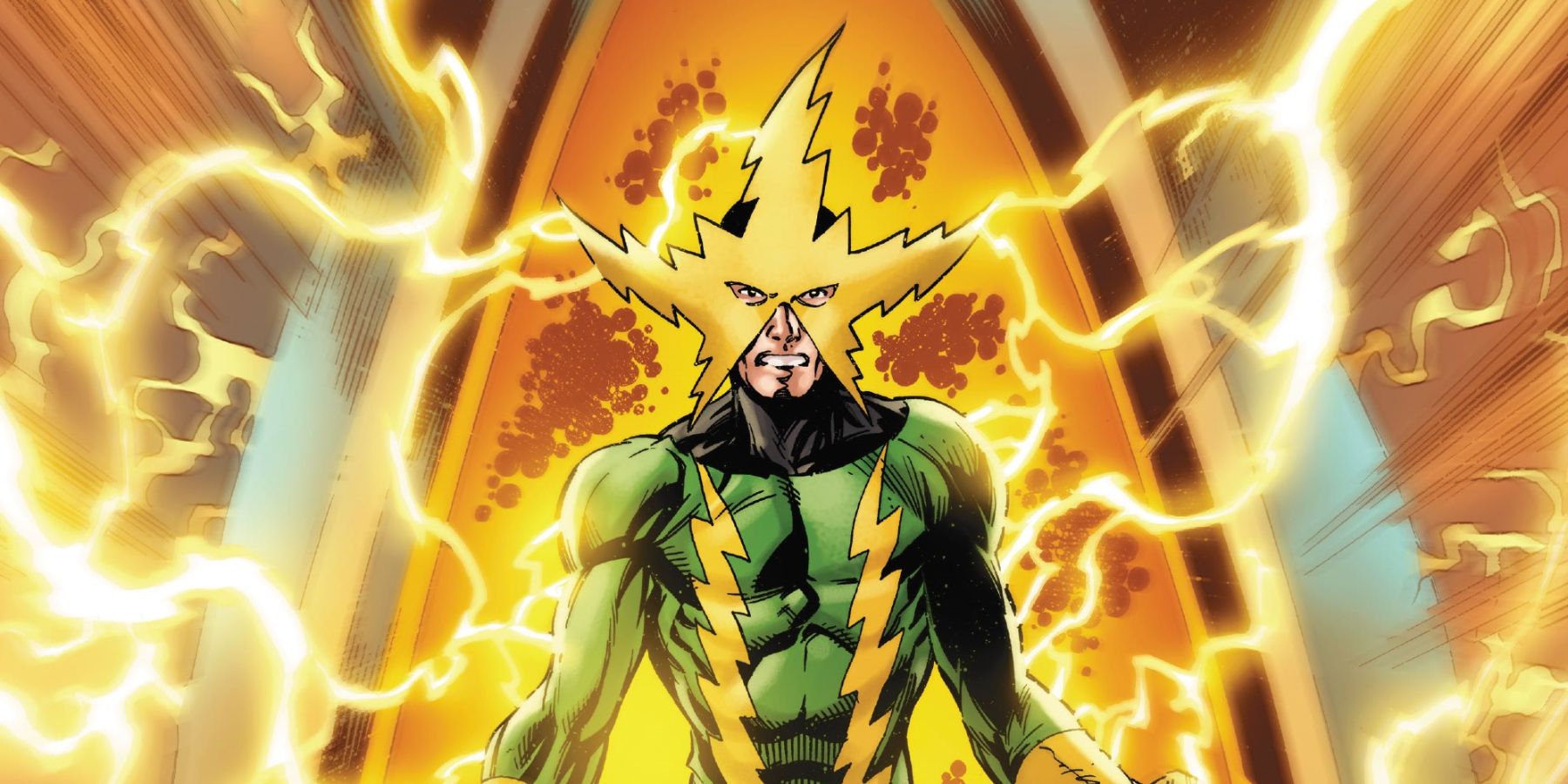 Electro charging with energy in Marvel comics