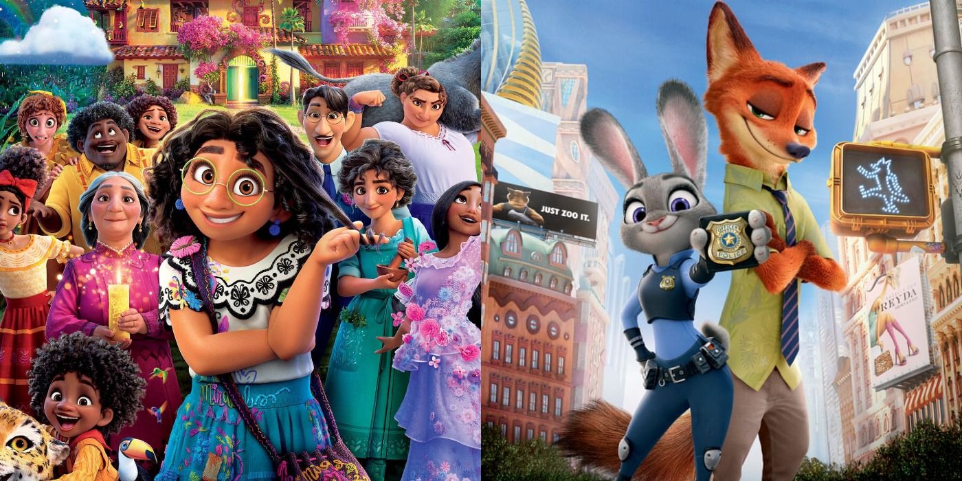 Encanto and Zootopia are among Disney's best-animated films.