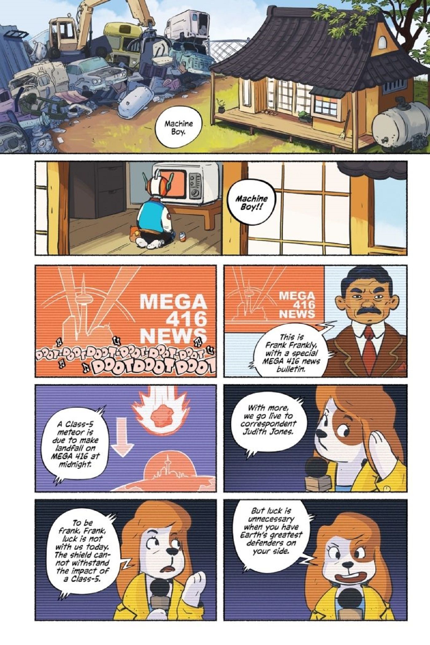 Everyday Hero Machine Boy OGN Preview Page 1