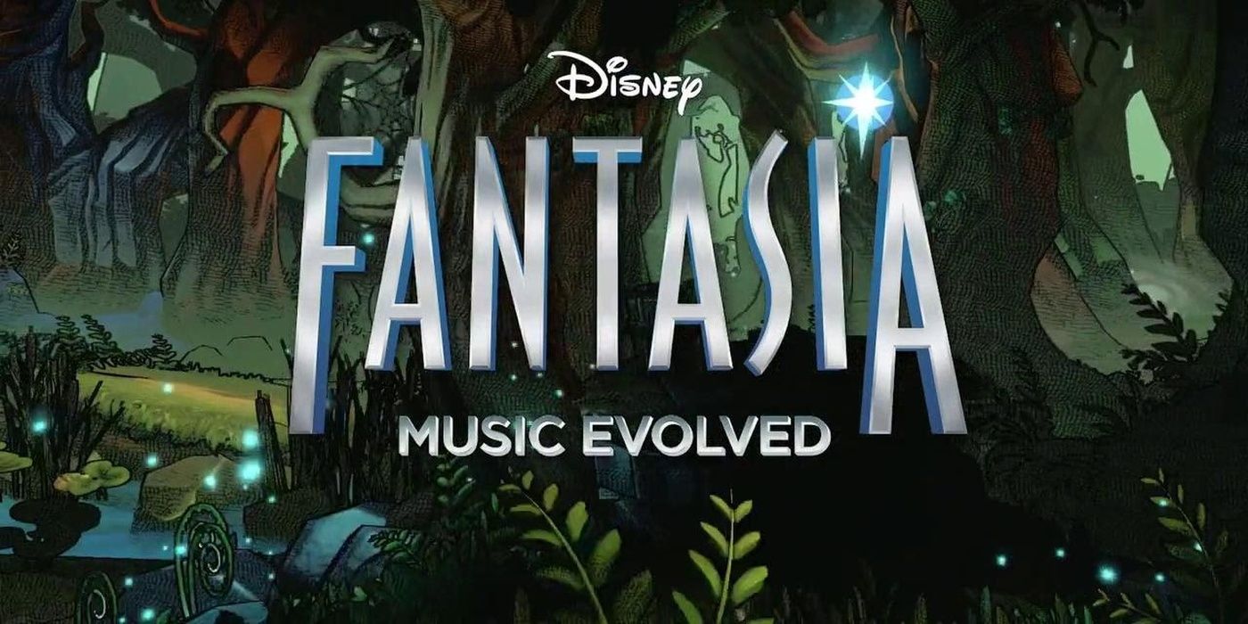 Fantasia Music Evolved title sitting against a jungle